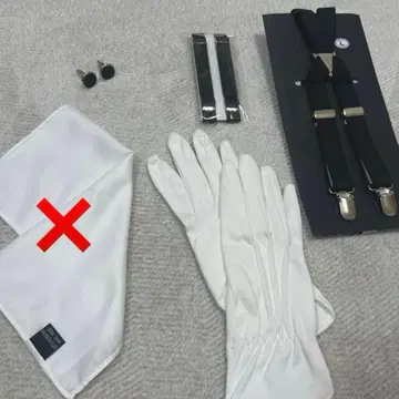 브라이덜 신랑 턱시도 잡화 세트