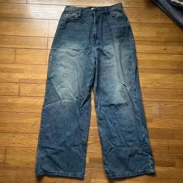 빈티지 컬러 오버다이 데님