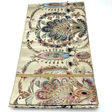 페이즐리 무늬 후쿠로 오비 앤티크 특오