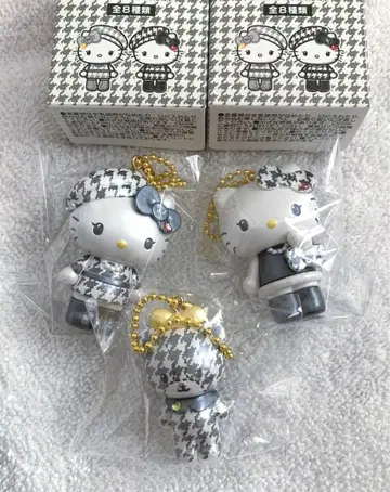 헬로키티 모노크롬 걸리시 시크릿 마스코트 참 헬로키티