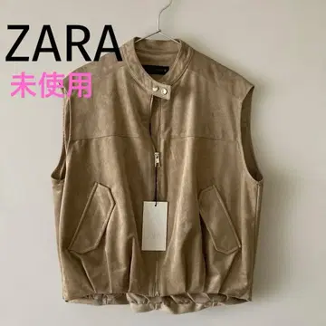 ZARA 스웨이드 느낌 베스트 미사용 새상품