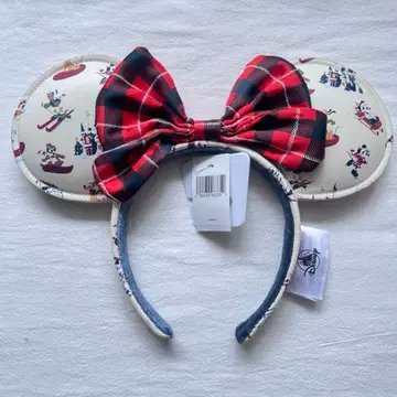 해외 디즈니 미키 앤 프렌즈 크리스마스 겨울 머리띠