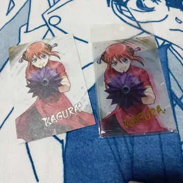 은혼 카구라 홍앵 아크릴 스탠드 엽서