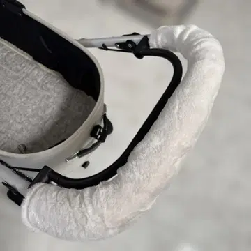 에어버기 톰 3 핸들 커버 화이트 토끼 보아 에코 퍼