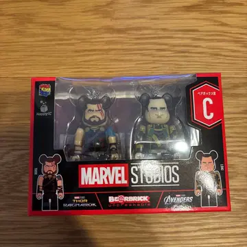 베어브릭 토르 로키 2체 세트 happy 복권