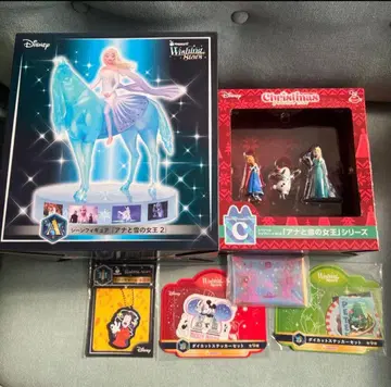 디즈니 해피 복권 A상 C상 안나와 엘사 피규어