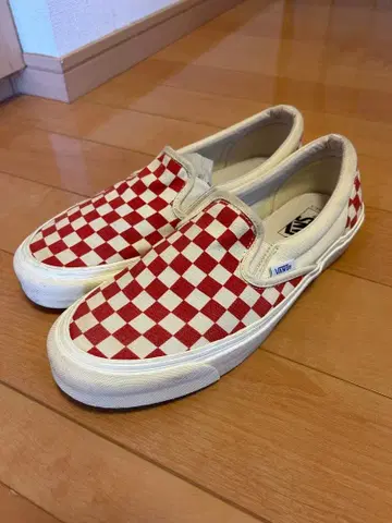 VANS VAULT OG 체커보드 슬립온 27.5cm 중고품