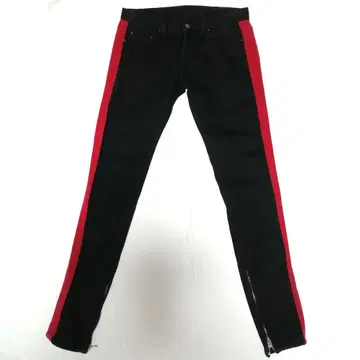 mnml 사이드 라인 밑단 지퍼