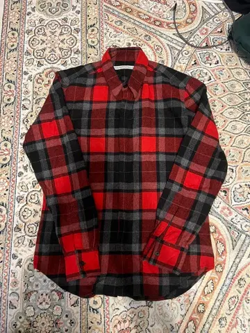 JOHN LAWRENCE SULLIVAN 플란넬 셔츠 빨검 체크