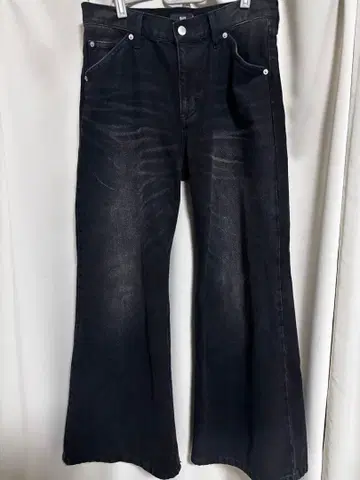 HARE 블랙 플레어 데님 팬츠 M