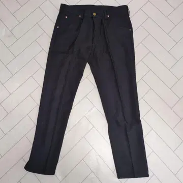 [ 새상품급 ] Lee 블랙 팬츠 스트레치 센터 프레스