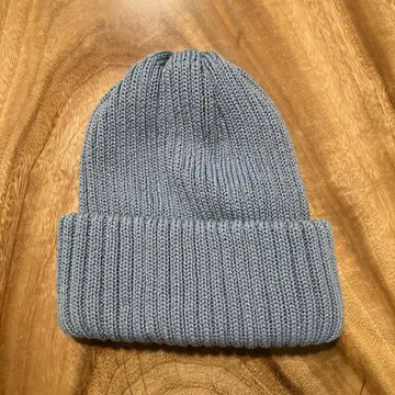CA4LA 블루 니트 모자