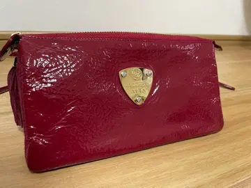 ATAO 부부 부부 원조 지갑 미니백 빨간색 합성 피혁 숄더백