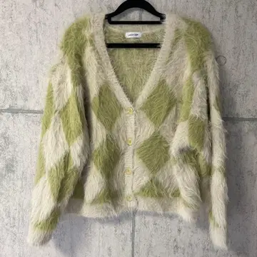 LAGUA GEM 다이아몬드 패턴 가디건