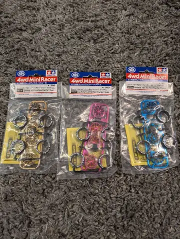 미니 사륜구동 로우하이트 타이어 & 도금 휠 세트 (Y 스포크)