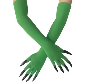 [ WICKED 위키드 ] 엘프 ( 엘파바 ) 풍 코스프레용 장갑 그린