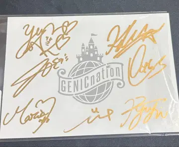 GENIC 친필 사인 초기 팬클럽
