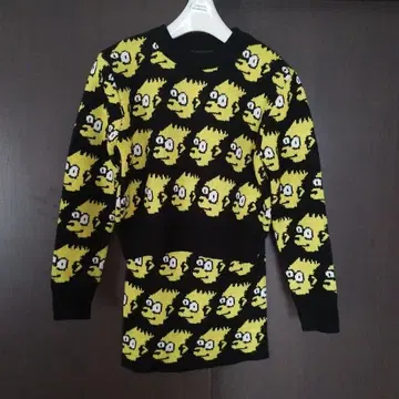 심슨 니트 셋업 스웨터 스커트 아메카지 아메리칸 팝