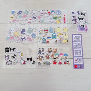 산리오 딸기신문 부록 푹신푹신 단짝 씰