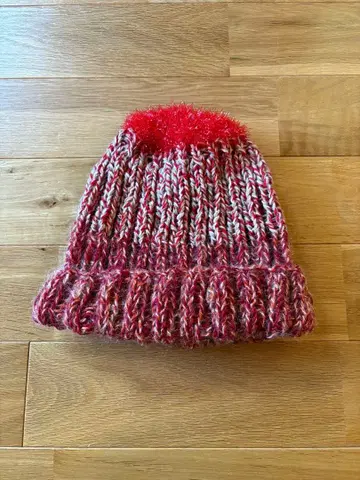 니트 모자/손뜨개질의 이목 밴딩 1