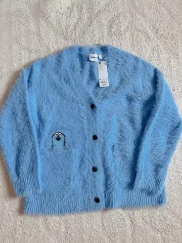 GU 퍼펫 순순 오버 사이즈 가디건 M