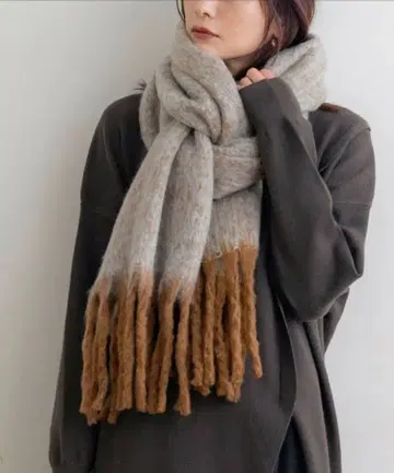 NOAHL 기모 페이크 울 머플러 민트