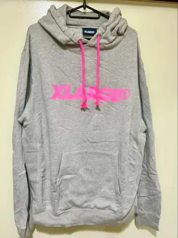 XLARGE 엑스트라지 그레이 후드티