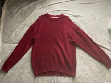 NANO UNIVERSE 버건디 니트 스웨터 M