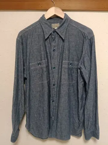 버즈릭슨 데님 긴팔 셔츠 17 1/2