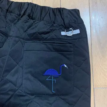 준앤로페 골프 충전솜 퀼팅 팬츠 블랙 L