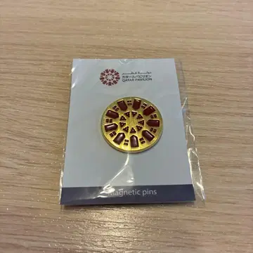 오사카 간사이 만박 한정품 카타르 파빌리온 마그넷 핀