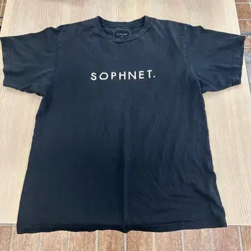 SOPHNET. 소프넷 로고 T셔츠 S 블랙 심플 UE FCRB