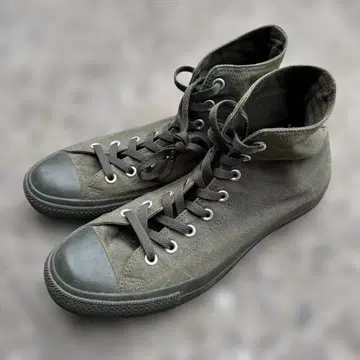 CONVERSE 올리브 그린 하이컷 스니커즈