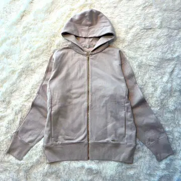 [23구] 베이지 집업 후드티 코튼 맨투맨 면 100 빅