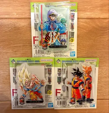 제일복권 드래곤볼 40th ~그~ F상 아크릴 3종 세트