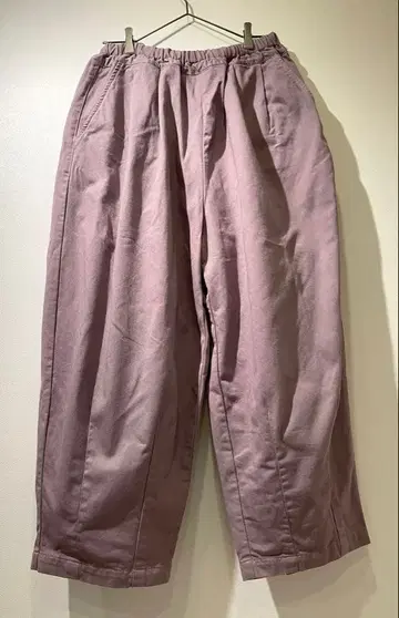 prit 연보라색 허리밴딩 캐주얼 팬츠