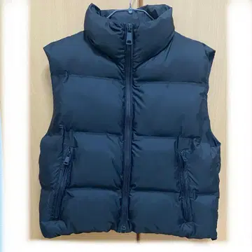 ZARA 블랙 다운 베스트 XS