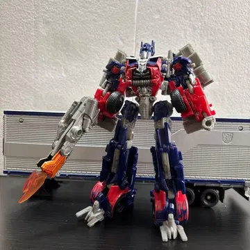 트랜스포머 옵티머스 프라임 메크 테크 트레일러