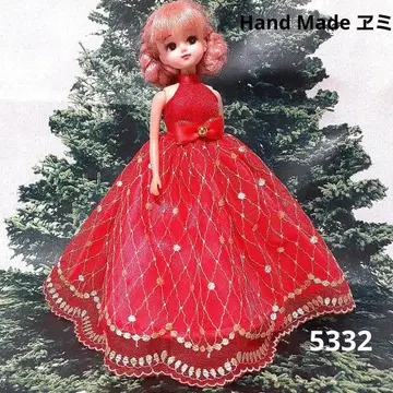 레드&골드 드레스 5332