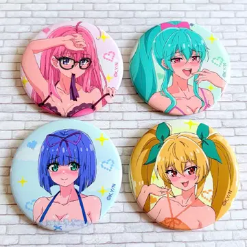 2 니트 쿠노이치와 어쩌다 동거 시작했습니다 캔뱃지 BOOKOFF 콜라보