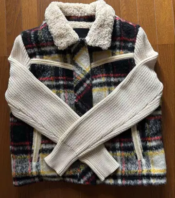 Desigual 체크 무늬 자켓 L 사이즈