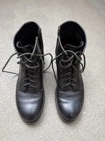 BUTTERO 부테로 사이드 지퍼 워크 부츠