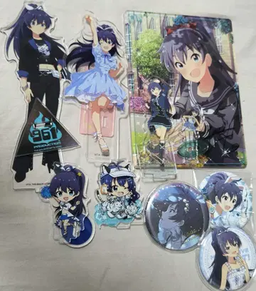 아이돌 마스터 가나하 히비키 아크릴 스탠드 캔뱃지 세트