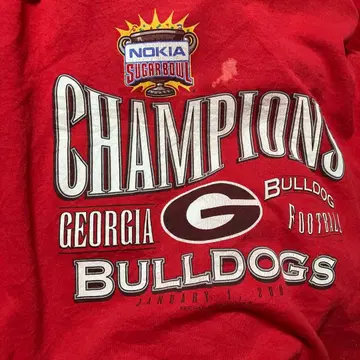 JERZEEZ NFL Nokia Sugar Bowl 빨간색 트레이닝복 L