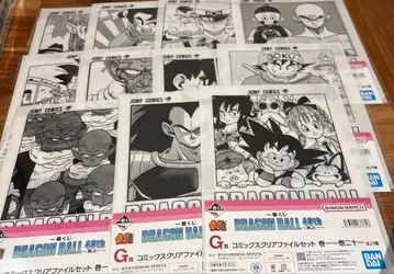 제일복권 드래곤볼 G상 클리어 파일 세트 10점