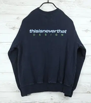 thisisneverthat 맨투맨 네이비 S 사이즈 로고