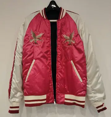 자수 독수리 디자인 스카잔 리버서블