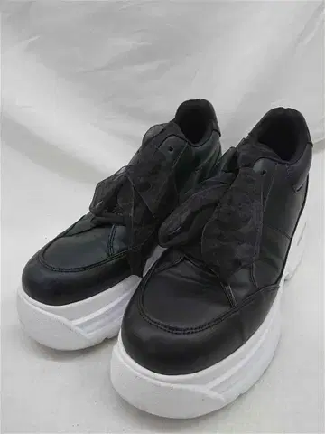 [ 에볼 EVOL ] 통굽 스니커즈 블랙 계열 L 사이즈 여성용