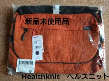 헬스니트 프로덕트 오렌지 나일론 숄더백