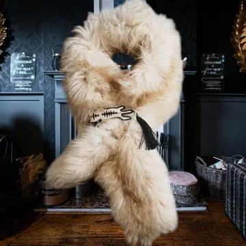 [ 새상품급 ] 츠모리치사토 퍼 고양이 머플러 숄 티펫